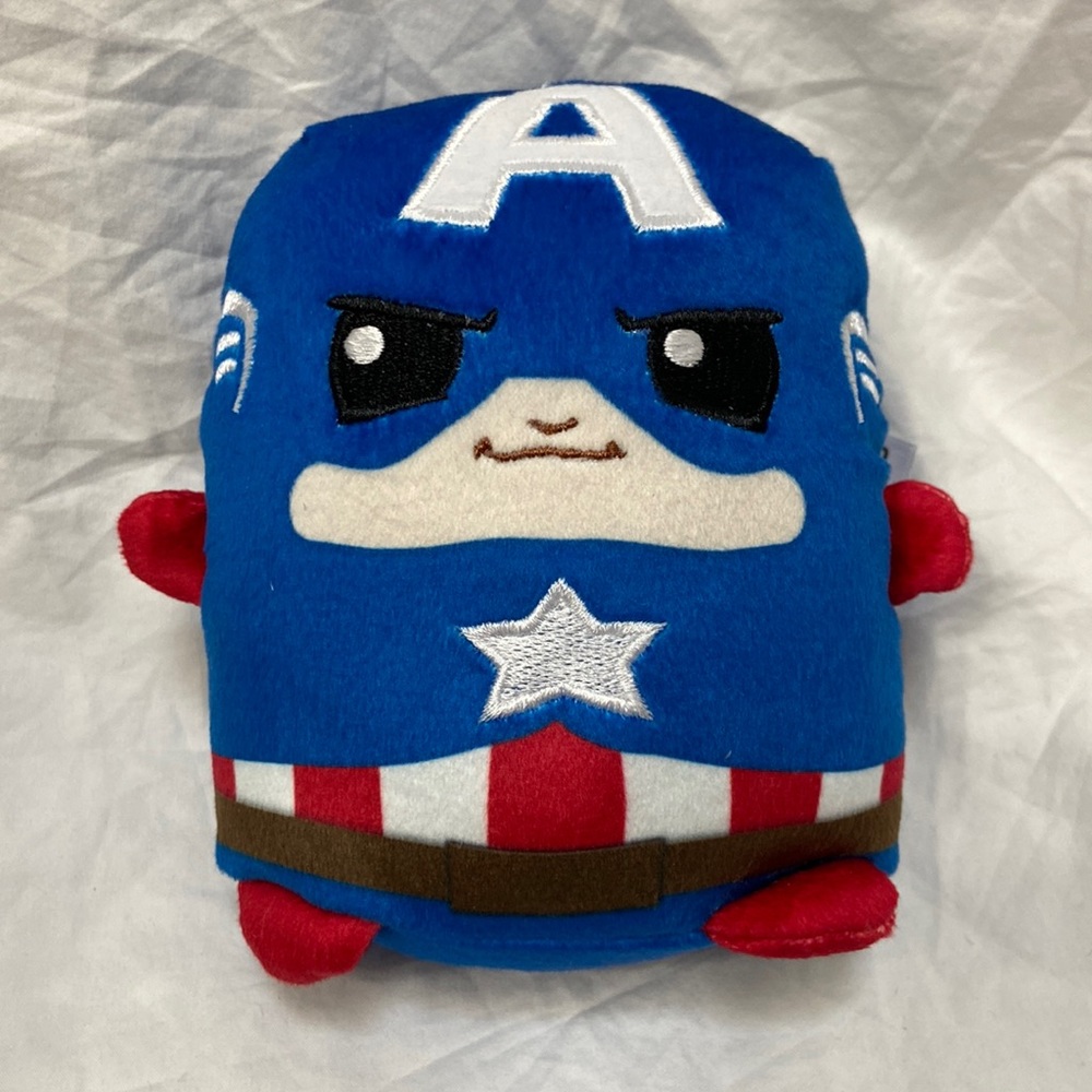 NEW Disney 100 Cuutopia Marvel Captain America stuffed animal plush. 5 inches